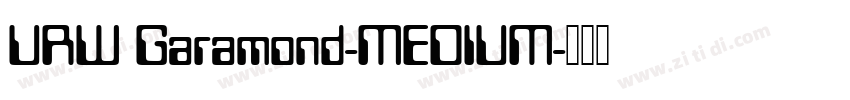 URW Garamond-MEDIUM字体转换
